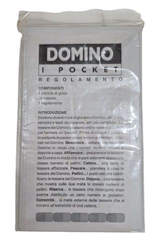 RARO Domino Pocket Vintage 80' #Nib Pm