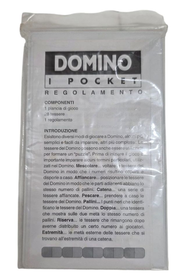 RARO Domino Pocket Vintage 80' #Nib Pm