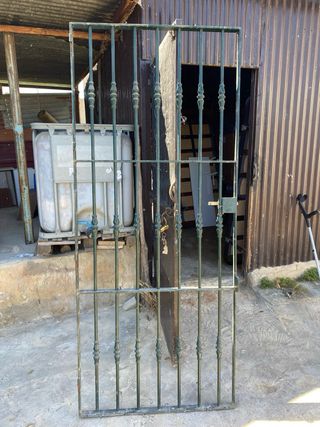 Cancela hierro macizo