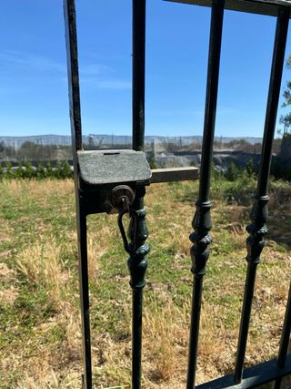 Cancela hierro macizo