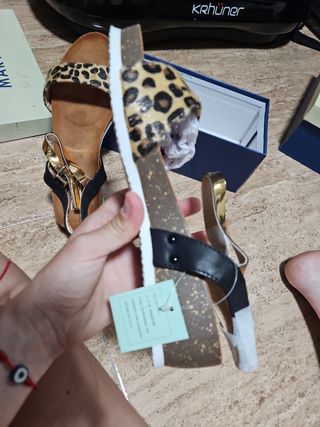 Sandalias Unico leopardo