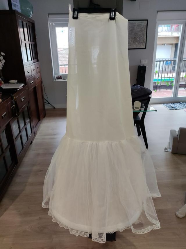 Cancán novia blanco - Talla única 36-38