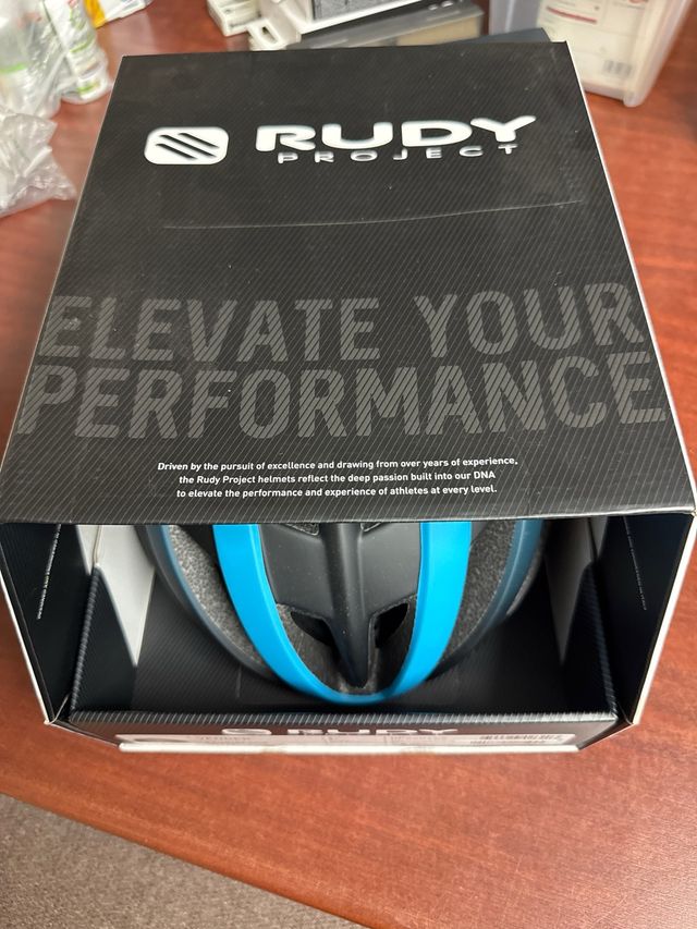 Casco bici Rudy Project Venger L Azur/Nero