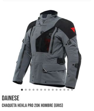 Chaqueta Dainese Hekla Pro, imper. Gris
