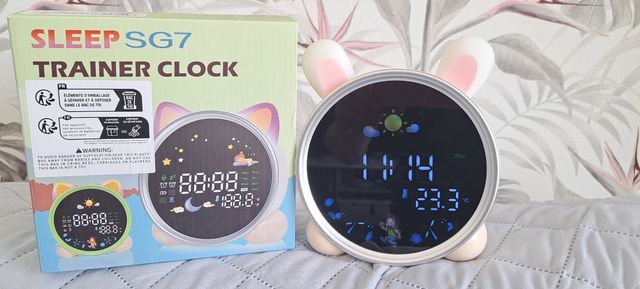 Reloj despertador infantil conejo
