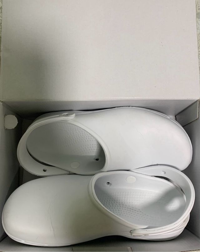 Zuecos sanitarios Feliz Caminar - Blancos - Talla