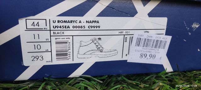 Scarponcini Geox Uomo 44 neri