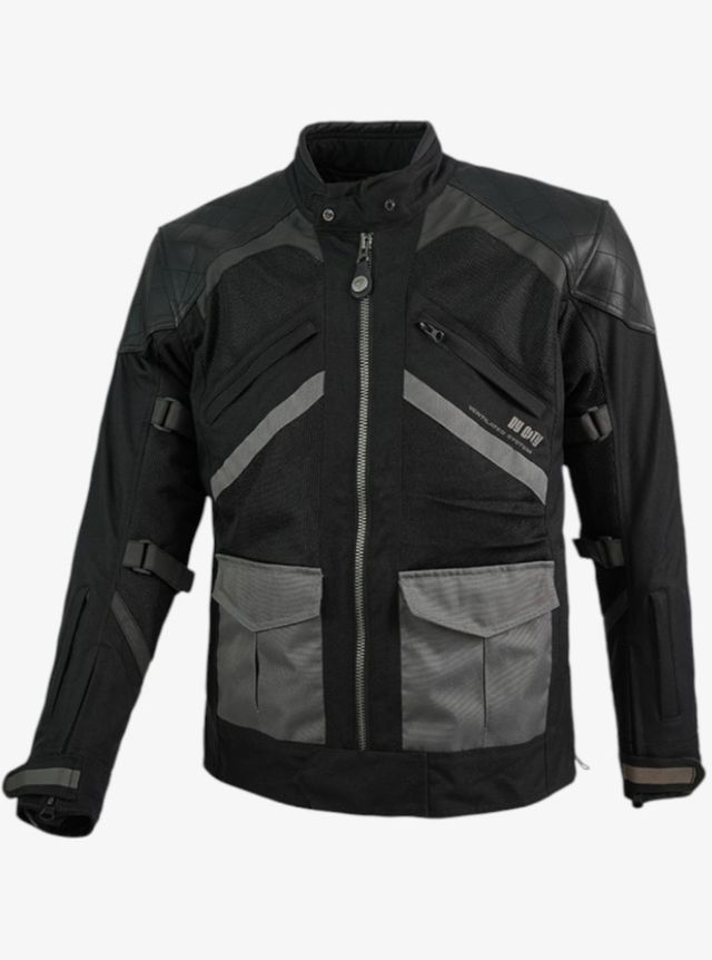 Chaqueta verano moto By City Roamer Negra gris XL