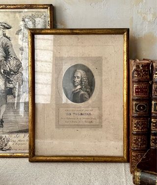 Grabado Frances Voltaire 