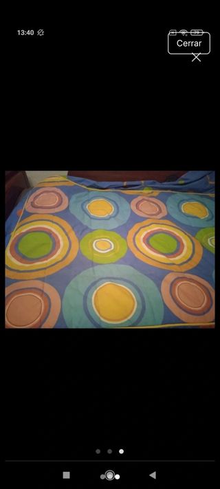 Edredón infantil multicolor
90x90