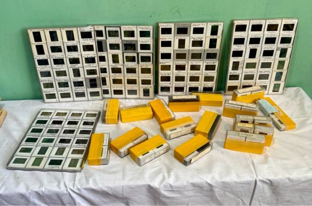 Gigante lote de diapositivas antiguas