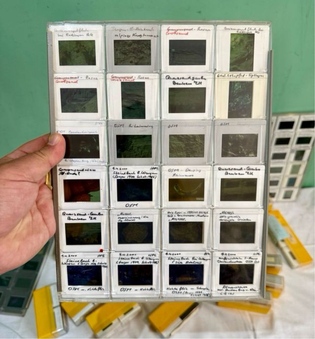 Gigante lote de diapositivas antiguas