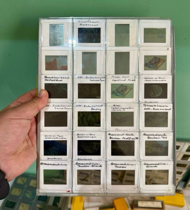 Gigante lote de diapositivas antiguas