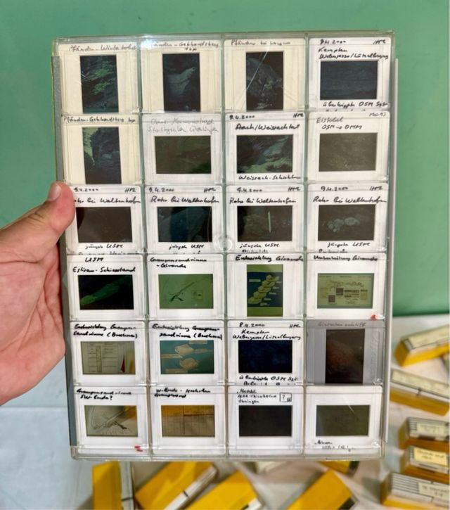 Gigante lote de diapositivas antiguas