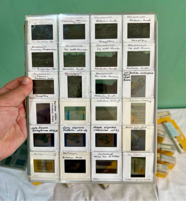 Gigante lote de diapositivas antiguas