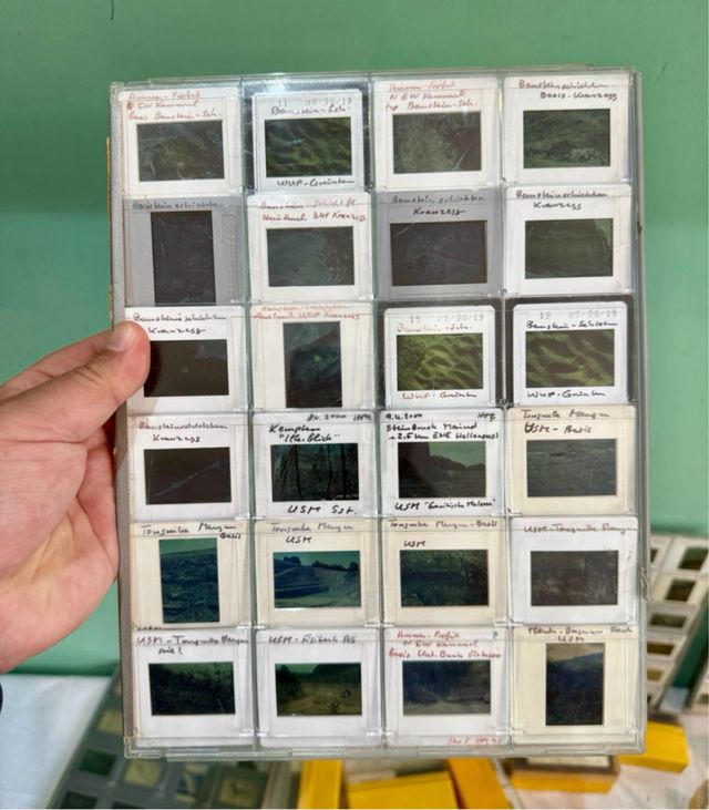 Gigante lote de diapositivas antiguas