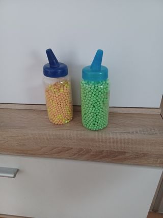 Bolas de perdigones(2 botes)
