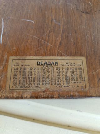 Xilófono antiguo Deagan