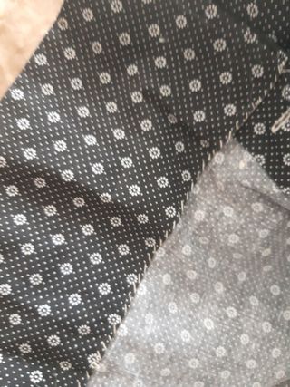 Bata negra y blanca - fresquita