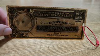 Banconota Sprayground dorata