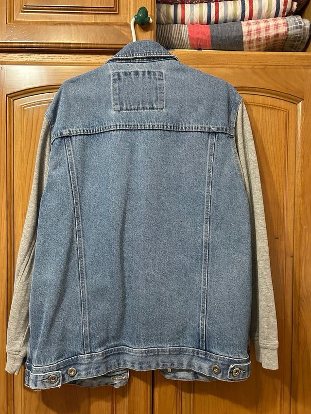 Cazadora vaquera gris-azul