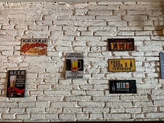 6 Chapas metálicas Cerveza