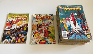 Lote 51 Comics Excalibur Vol. 1 Marvel + 6 regalo