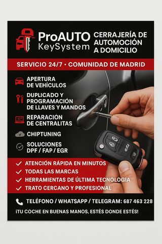 Cerrajería / Cerrajero de coches a  DOMICILIO