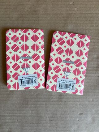 2 Taccuini tascabili nuovi