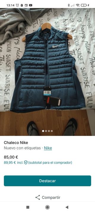 Chaleco Nike - Azul - Nuevo