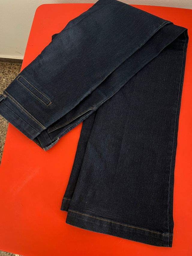 Jeans Mango - Pantalones azul marino