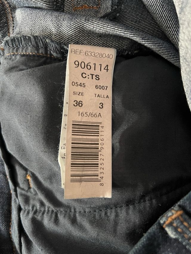 Jeans Mango - Pantalones azul marino