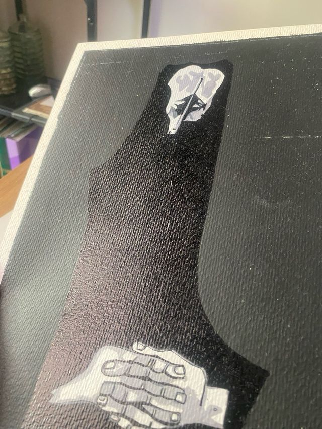 Lamina decorativa - Arte monocromatica