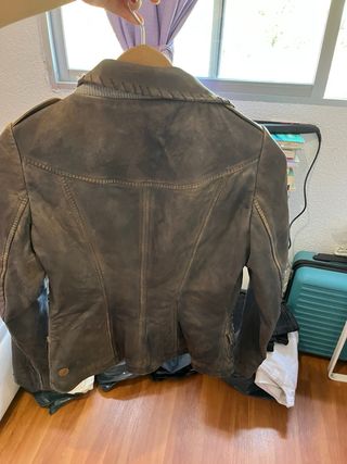Chaqueta cuero vintage