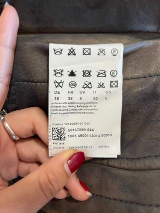 Chaqueta cuero vintage