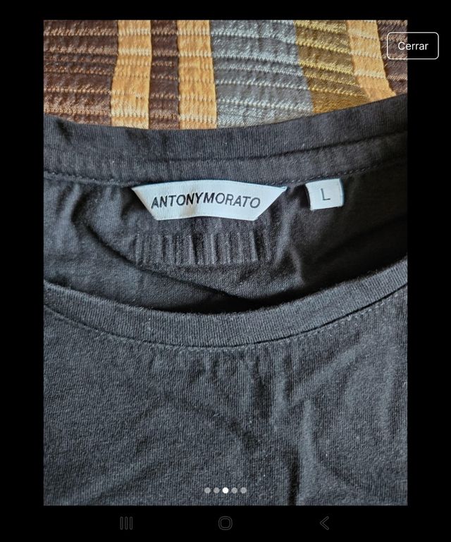 Camiseta Antony Morato negra - Talla L