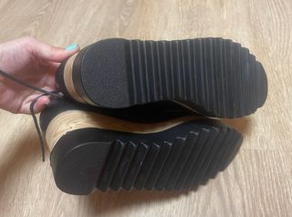 Zapatos negros plataforma - talla 36