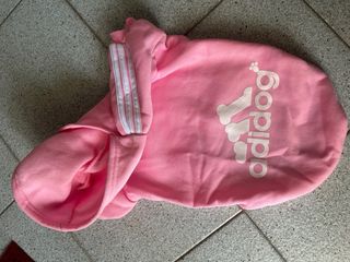 Felpa Adidog Cane Rosa simil adodas