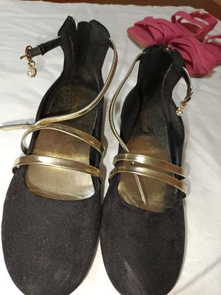 Balerinas negras niña,talla 34