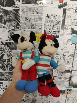 Topolino & Minnie Peluche Vintage