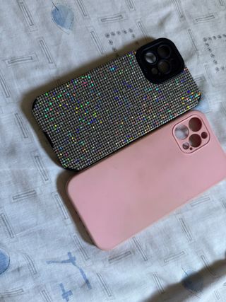 Fundas iPhone 12 Pro: Brillante y Rosa