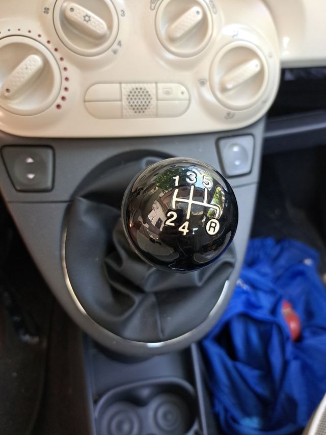 Pomo, palanca de cambio, Fiat 500