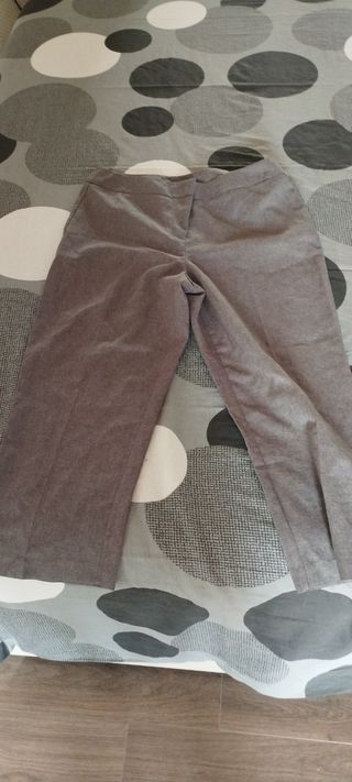 Pantalones Mango verdes - M