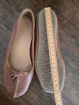 Ballerine Clarks in pelle - Marrone chiaro tabacco
