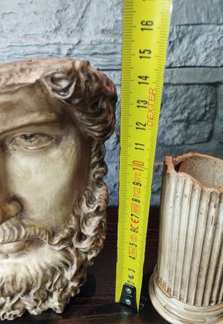 Statua Zeus & Colonna Greca Design Home
