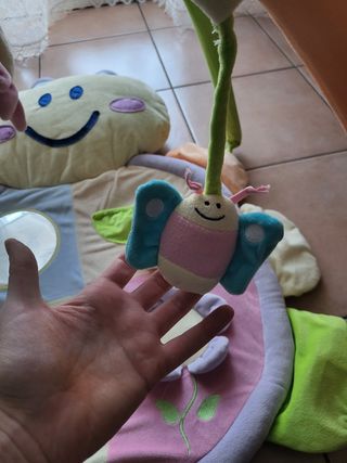 Palestrina per neonati morbida in tessuto peluche