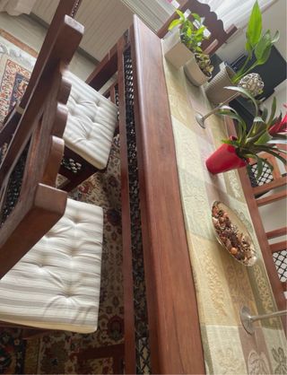 Mesa comedor madera maciza 6 sillas