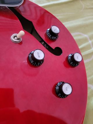 Epiphone 335 Inspired by Gibson Cherry Red 