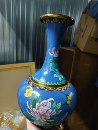 Jarrón Chino Cloisonné