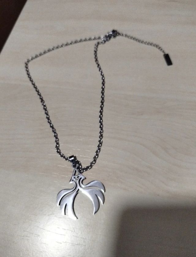 Collar Fénix Acero Genshin